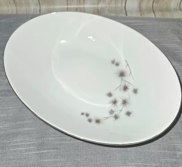 Creative Fine China 1014 STARBURST Oval Serving Bowl Vegetable Deep Dish Platter