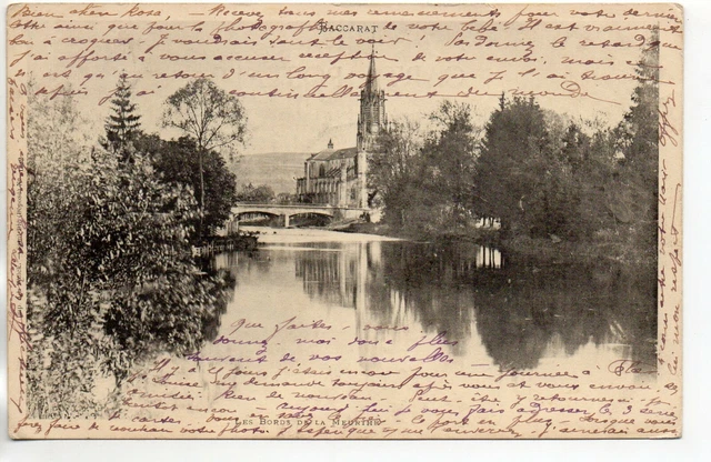 BACCARAT - Meurthe and Moselle - CPA 54 - the edges of the Meurthe