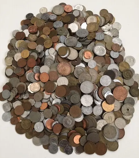 100 All Different Foreign Coins From At Least 50 Different Countries Or More!!!!