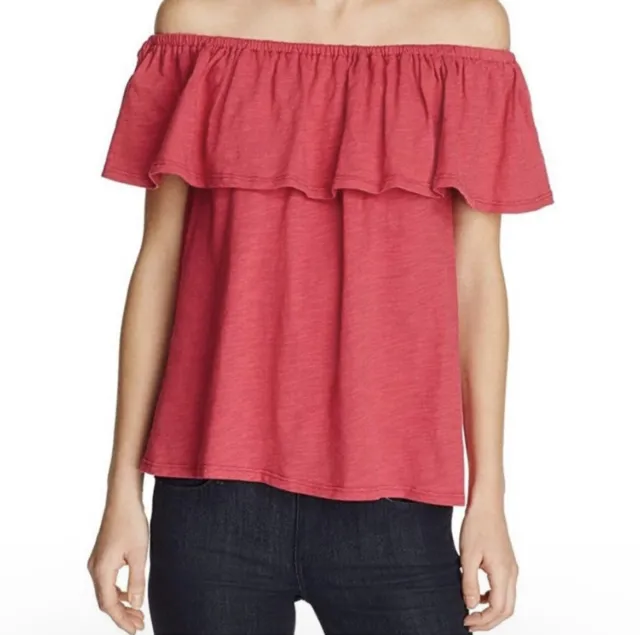 Rebecca Minkoff Women’s Cotton Diosa Top Shirley Temple, size S