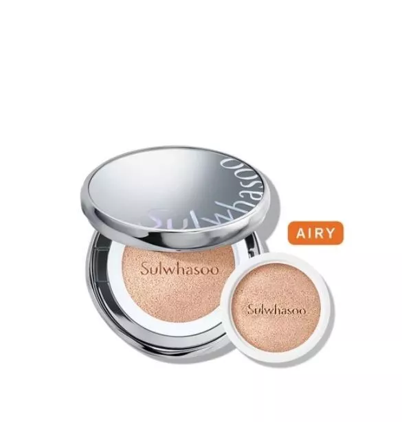 Sulwhasoo New Perfecting Cushion Airy 15g+Refill 15g Glow Cover&Natural, 23 F/W