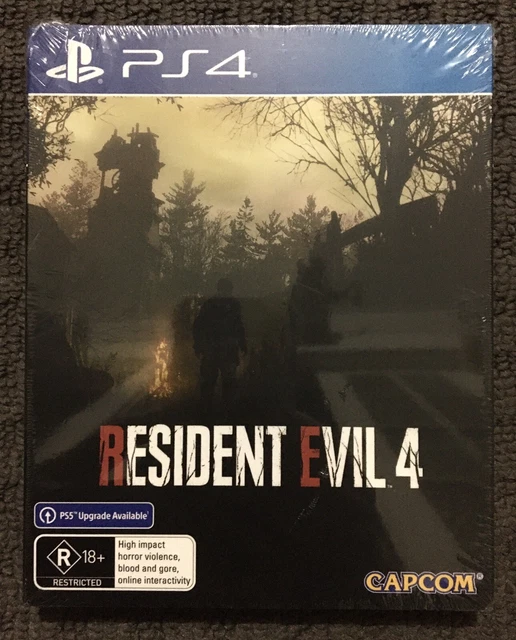 RESIDENT EVIL 4 Steelbook Edition - PlayStation 4 PS4 Game - NEW/Sealed AUS PAL