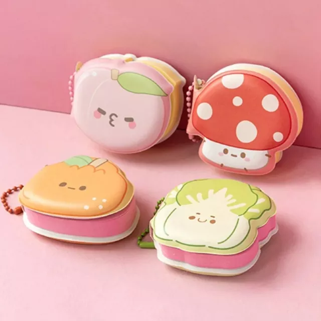 1pc Key Chain Diary Notepad Kawaii Sticky Note Cute School Supplies