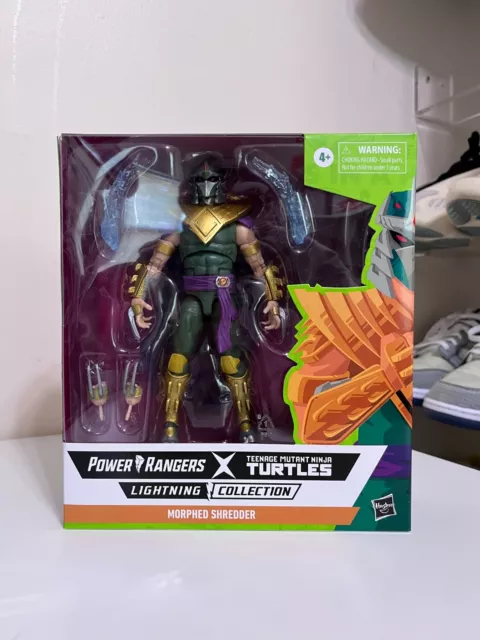 NEW Power Rangers X TMNT Lightning Collection Morphed Shredder Green Ranger