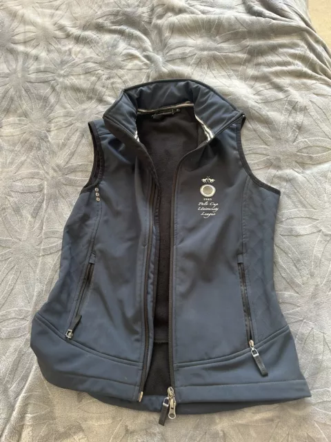 HV Polo Society Navy Womens Vest