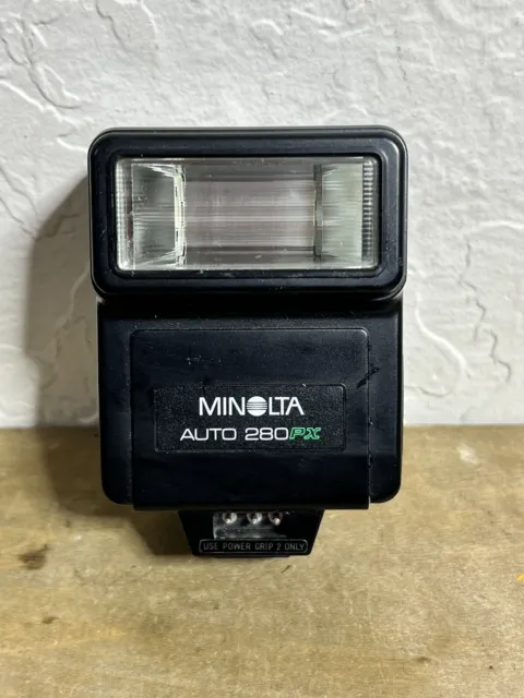 Minolta Auto 280PX electronic flash for camera