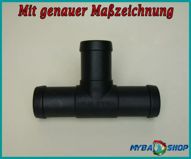 1x Plástico Tubo Conector Ø 20MM Pieza en T