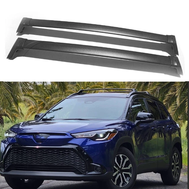 2PCS FOR TOYOTA Corolla Cross 20222023 2024 Roof Rail Rack Cross Bars