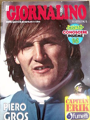 Giornalino 15 1981 Asterix Capitan Erik Pinky Poster Bertoni inserto Conoscere 