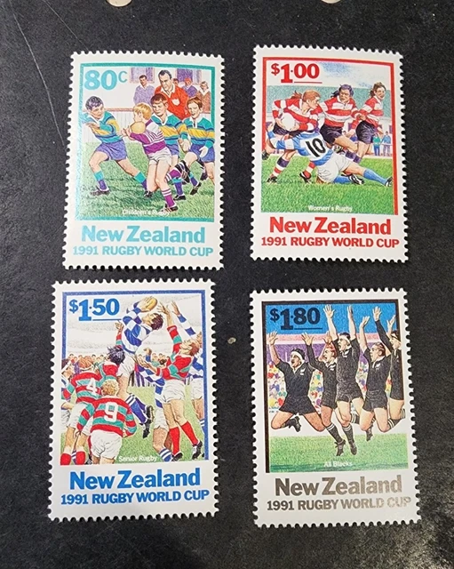 N. Zealand  1991 Rugby World Cup  set MUH  E14