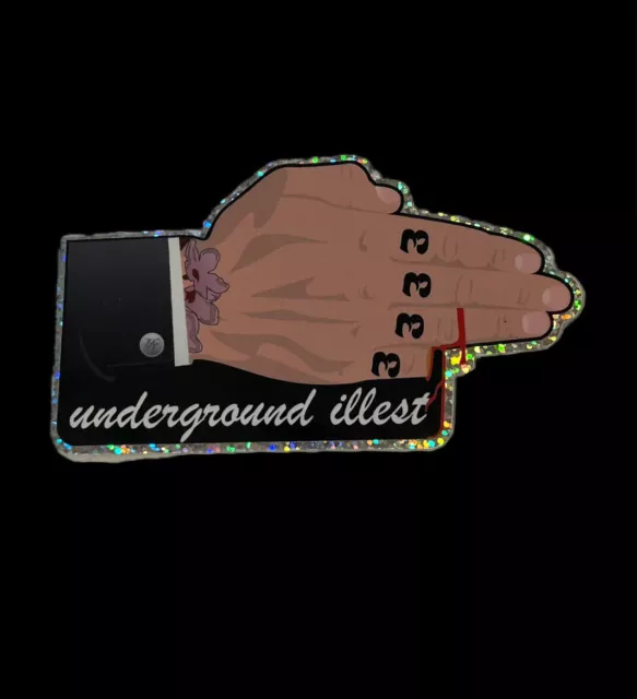 Underground Illest Yakuza Hand car stickers decals jdm Slap Anime