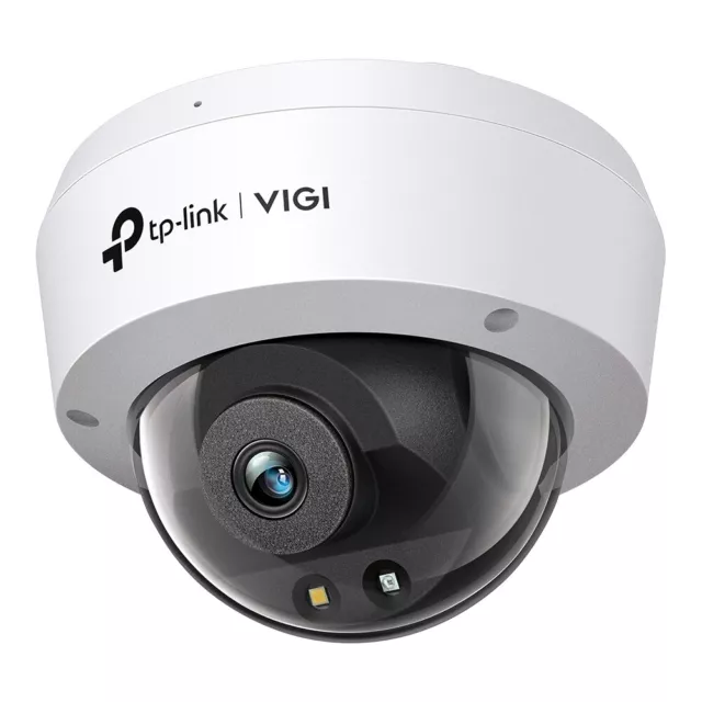 TP-Link VIGI C250 (4 mm) telecamera IP 5 MP full-color dome bianca IP67 PoE NUOVA
