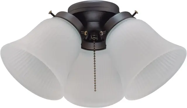 Lighting 7785000 Three-Light Led Cluster Ceiling Fan Light Kit, Oil Rubbed Bronz