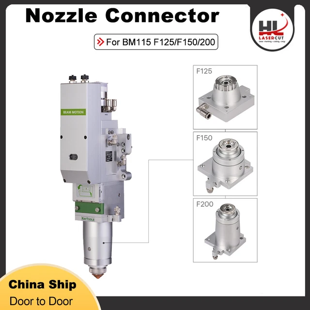 Fiber Laser Nozzle Connector For Raytools Laser Cutting Head BM115 F125/F150/200