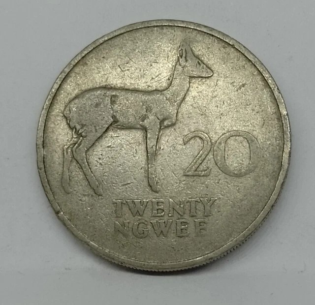 Zambia 20 ngwee 1968