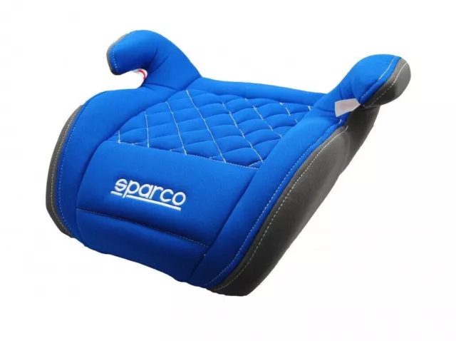 SILLA INFANTIL SPARCO 4-12 años ASIENTO ELEVADOR 15-36 kg AZUL/GRIS