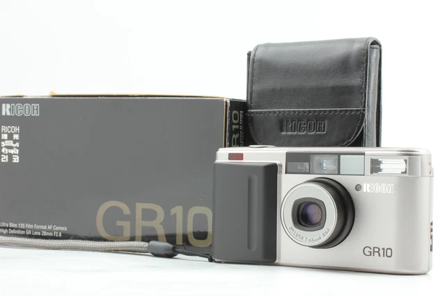 Read [Mint] Ricoh GR10 Silver 28mm F2.8 Point & Shoot 35mm Film Camera JAPAN