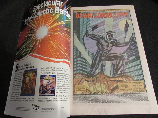 Darkhawk #1 (1991) Key 1st Issue Marvel Comics VF/NM 9.0 DE952 3