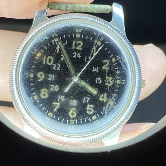 Vintage WALTHAM Type A-17 Military Watch PILOT Mil-W-6433