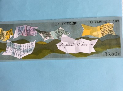 France carnet BC 2848  Le plaisir d'écrire 1er tirage 1993 