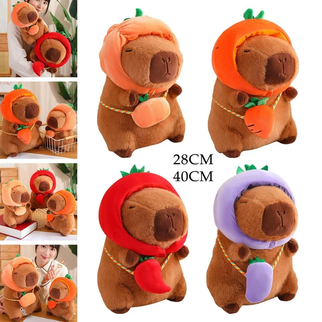 Peluche Capybara Squishy Fun – Animal Doux Et Mignon – Cadeau Enfant – 2025