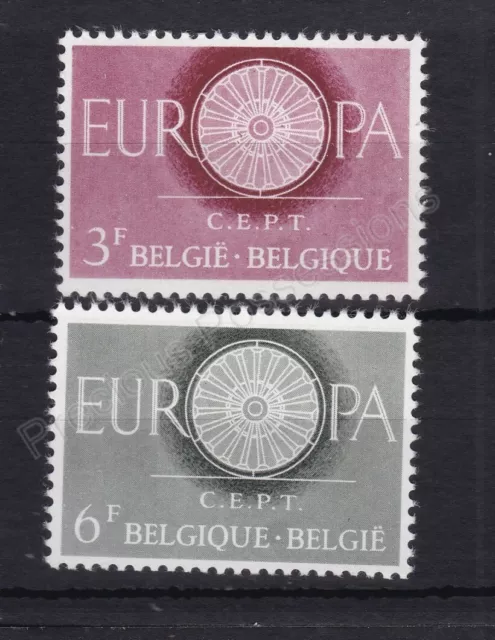 Europa Mnh Stamp Set 1960 Belgium Sg 1746-1747