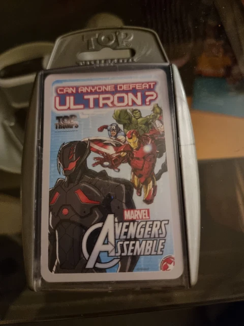 Avengers Assemble Ultron Top Trumps komplett komplett sehr guter Zustand
