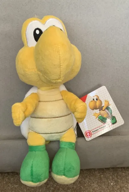 Officially Licensed 8" Super Mario Koopa Troopa Plush Soft Toy