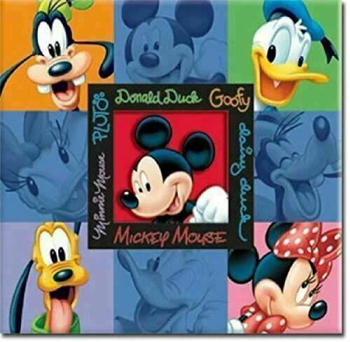 Sandylion 12 X 30,5 CM Topolino E Ses Amici IN Rilievo Cartolina Album Rigida,