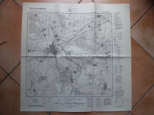 4148 Luckau, Goßmar, Schlabendorf, Duben, 1942, Landkarte Meßtischblatt