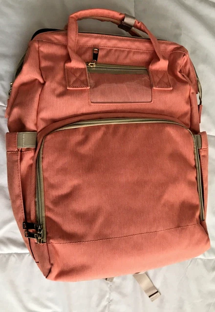 Baby Diaper Bag, Baby Backpack with Portable Changing Station, Baby Bassinet NEW