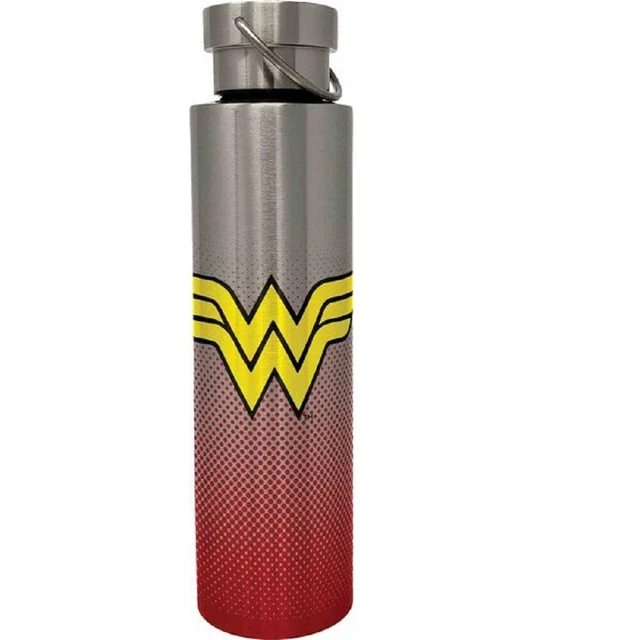 Botella de agua de acero inoxidable Wonder Woman de DC Comics