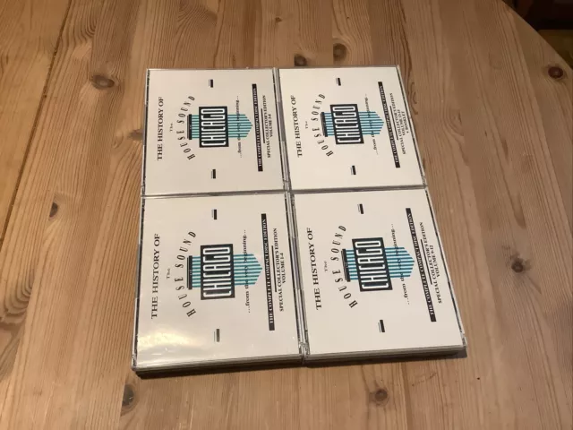 The history of the house sound of Chicago Vol 1-15 (4 Boxen)