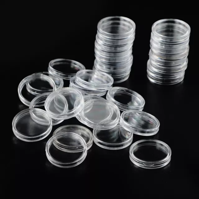 Practical Coin holder Occasion Security Tools Clear Collection Container 2