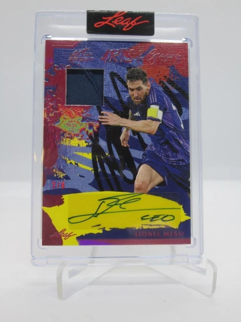 Carte Lionel Messi 2024 Leaf Ultimate Sports – Fat Patch – #1/3 – Rare