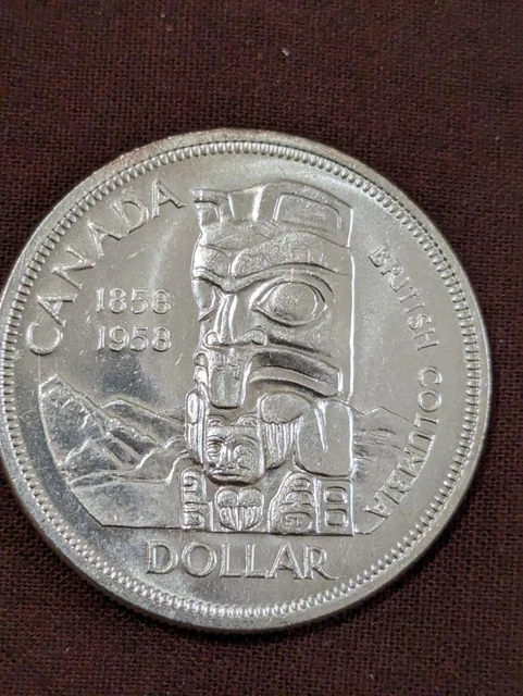 1958 Canadian Silver Dollar