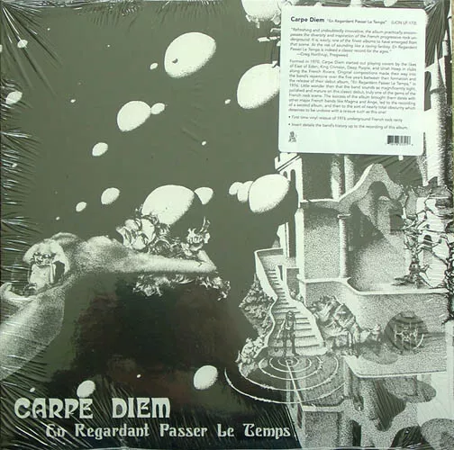 French Prog-Rock CARPE DIEM "En Regardant Passer Le Temps" LP RE 2019 LION NM