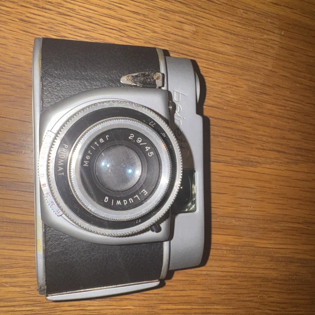 ancien appareil photo camera REVUE N MERITAR 2,9 / 45 E