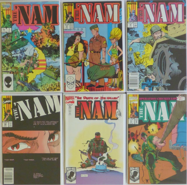 The 'Nam #1-84 Marvel Comics Complete Series Set Run 1986-1992 The 'Nam #1-84 Marvel Comics Complete Series Set Run 1986-1992