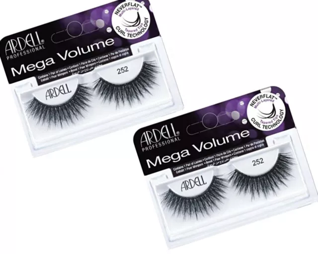 Ardell Professional False Eyelashes 3D Mega Volume 252 2pc Combo