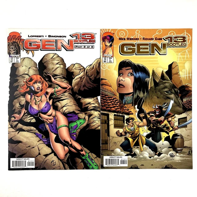 Gen 13 Bootleg 10 Comic Book Lot Image 7 11 12 13 14 15 16 17 18 Annual 1 3