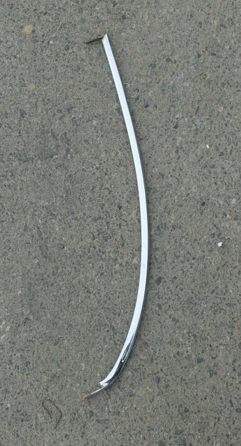 1959 1960 Chevy Impala 2 Door Read Side Glass Chrome Molding NICE @OF