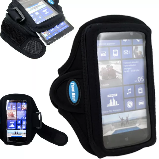 Armband fascia braccio SPORT per Nokia Lumia 820 custodia fitness Tune Belt AB83