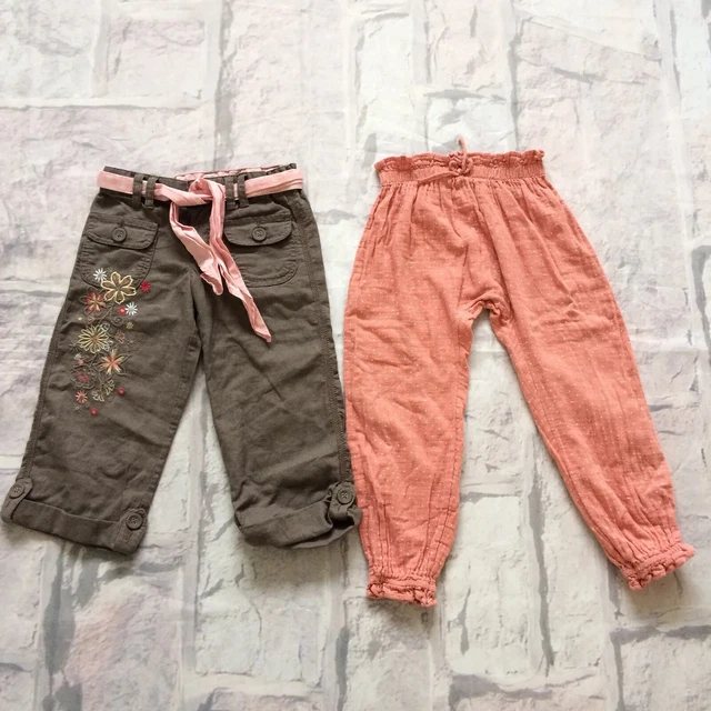 Pacchetto vestiti per bambina 3-4 anni Next Minoti M&S ecc pantaloncini jeans abito ecc. 12