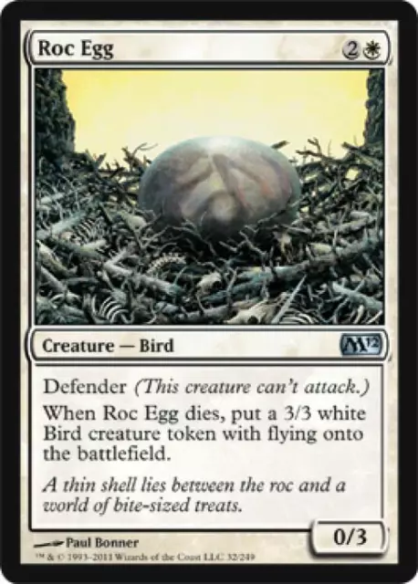 Roc Egg (MTG- Magic 2012 Core Set) Light Play Normal English