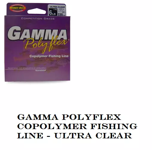 GAMMA POLYFLEX COPOLYMER Ultra Clear Fishing Line - Choose Lb $10.95 -  PicClick
