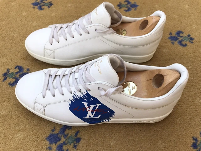 LOUIS VUITTON SCARPE da ginnastica sneaker Lussemburgo uomo blu bianco UK 8 US 9 EU 42 EUR 395 01 PicClick IT