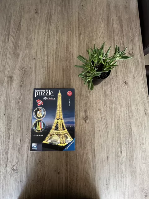 Puzzle 3D Tour Eiffel Lumineuse - Tour Eiffel 3D Lumineuse 84 Pieces,  Puzzle Tour Eiffel 3 D, Puzzle Tour Eiffel 3D, Puzzle 3D Illuminé, Puzzle  3D