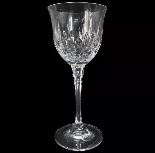 S/7 Vintage Mikasa Westminster Etched Crystal Water Goblets T1101 Pattern 2