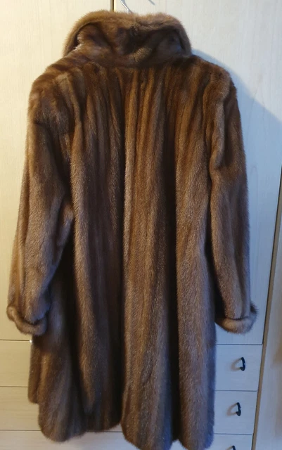pelliccia visone marrone taglia 46